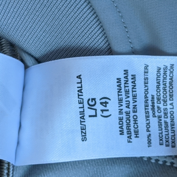 Adidas woman's zip up jacket, (14 juniors, S woman's) - Picture 6 of 8